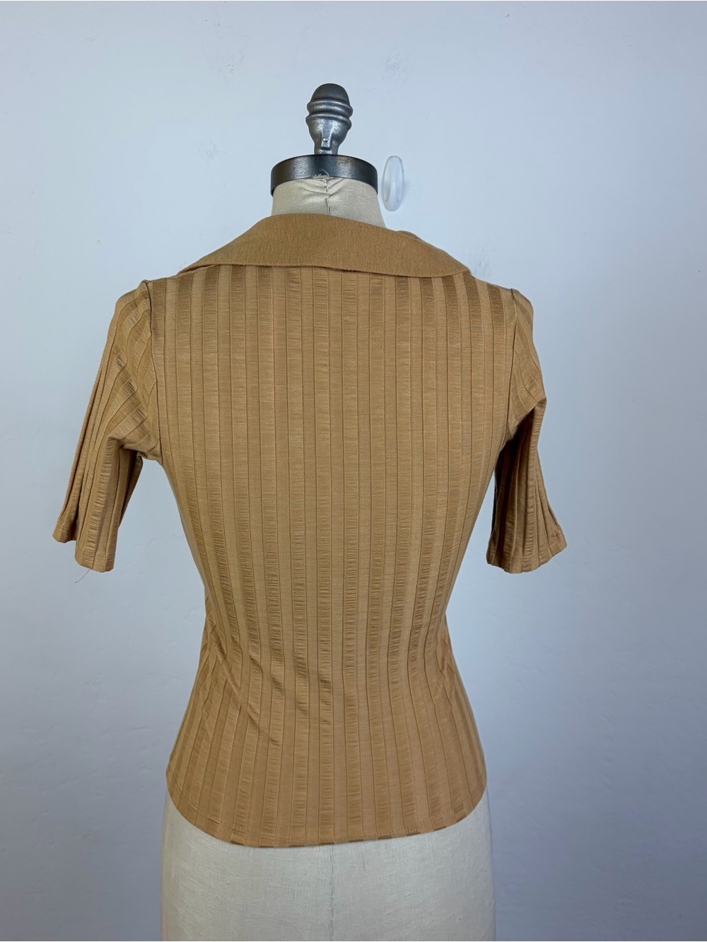 Jonathan Simkhai Terry Compact Ribbed Polo - Picture 7 of 10